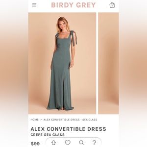 Birdy Grey Alex Convertible Dress- Sea Glass Green